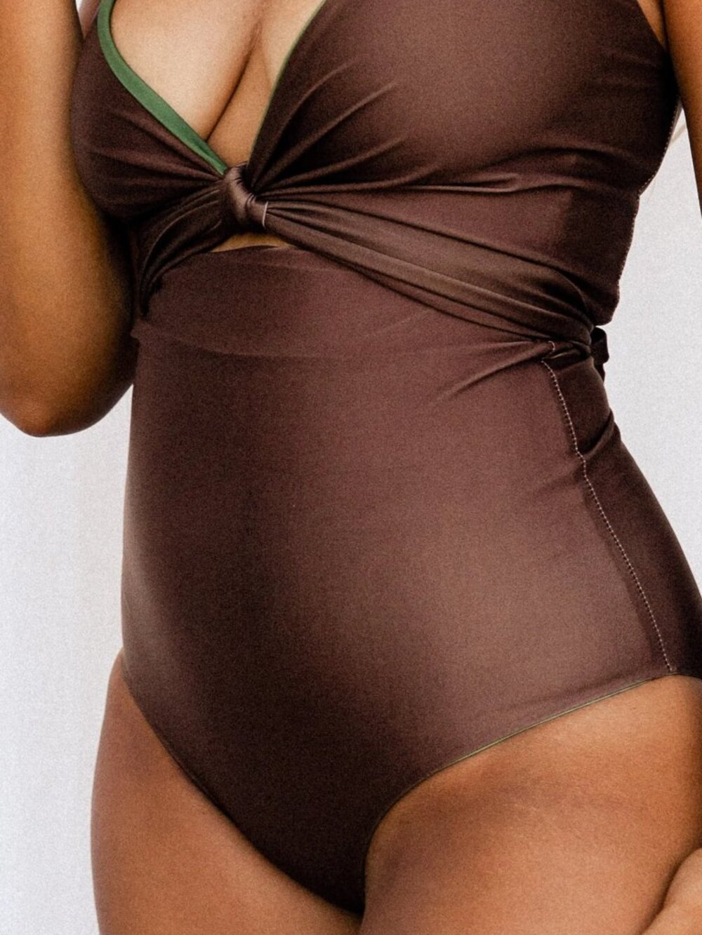Baiia Reversible Bikini Wrap Set Tea Tree Colorway Altered Straps